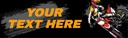 Happy Birthday Banner - Motocross Dirt Bike