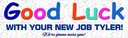 Personalised Good Luck Banner - We'll Miss You - Custom Name