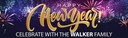Personalised Happy New Year Banner - Fireworks - Custom Text