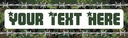 Personalised Party Banner - Army Theme - Custom Text