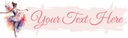 Personalised Party Banner - Ballet Dance - Custom Text