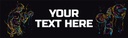 Personalised Party Banner - Gym Work Out- Custom Text