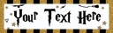 Personalised Party Banner - Wizard Witch - Custom Text
