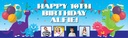 Personalised Happy Birthday Banner - Kids Dinosaur - 4 Photo Upload