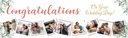 Personalised Wedding Banner - Congratulations - 9 Photo Upload