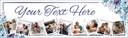 Personalised Wedding Banner - Welcome To Our Wedding - 9 Photo Upload