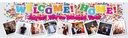 Personalised Welcome Home Banner - Party Celebration - 9 Photo Upload