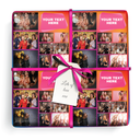 Personalised Party Wrapping Paper -  Pink Photo Collage - 9 Photos & Add Text