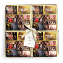 Personalised Birthday Wrapping Paper -  Gold Photo Collage - 9 Photos & Text