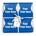 Personalised Birthday Wrapping Paper - Blue & White Balloons -  Add Text