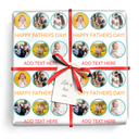 Personalised Fathers Day Wrapping Paper - Daddy & Me -  Upload 6 Photos