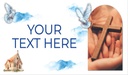 Personalised Church Banner - Custom Text - Add 1 Photo