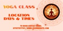 Yoga Class Banner - Add Text - Business Banner