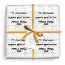 Personalised Birthday Wrapping Paper - Friends Theme - Add Text