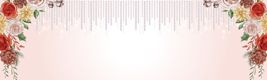 Personalised Birthday Banner - Autumn Flowers