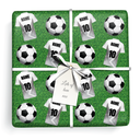 Personalised Birthday Wrapping Paper -  Football Design - Add Name & Age