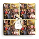 Personalised Birthday Wrapping Paper -  Gold Photo Collage - 9 Photos & Text