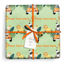 Personalised Birthday Wrapping Paper -  Safari Animal - Add Text