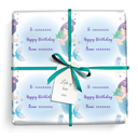 Personalised Birthday Wrapping Paper - Mermaid Friends - Add Text
