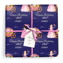 Personalised Birthday Wrapping Paper - Princess Carriage - Add Text