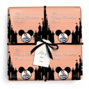 Personalised Birthday Wrapping Paper - Princess Castle - Add Text & 1 Photo