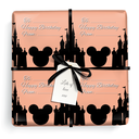 Personalised Birthday Wrapping Paper - Princess Castle - Add Text