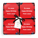 Personalised Birthday Wrapping Paper - Spider Man - Add Text