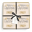 Personalised Christmas Wrapping Paper - Merry Christmas - Add Text