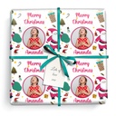 Personalised Christmas Wrapping Paper - Santa Presents - Add Name & 1 Photo