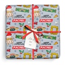 Personalised Christmas Wrapping Paper - Xmas Friends - Add Name