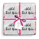 Personalised Party Wrapping Paper -  Pink Champagne - Add Text