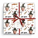 Personalised Party Wrapping Paper - Wizard Design- Upload 1 Photo