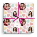 Personalised Wrapping Paper - Love Heart Sweet Design - Upload 2 Photos