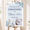 Christening Welcome Board - Blue Peter Rabbit - Add Text