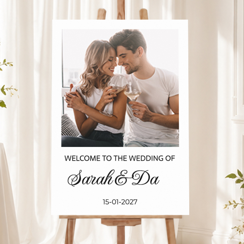 Wedding Welcome Board - 1 Photo