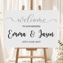 Wedding Welcome Board - Simple Landscape Design