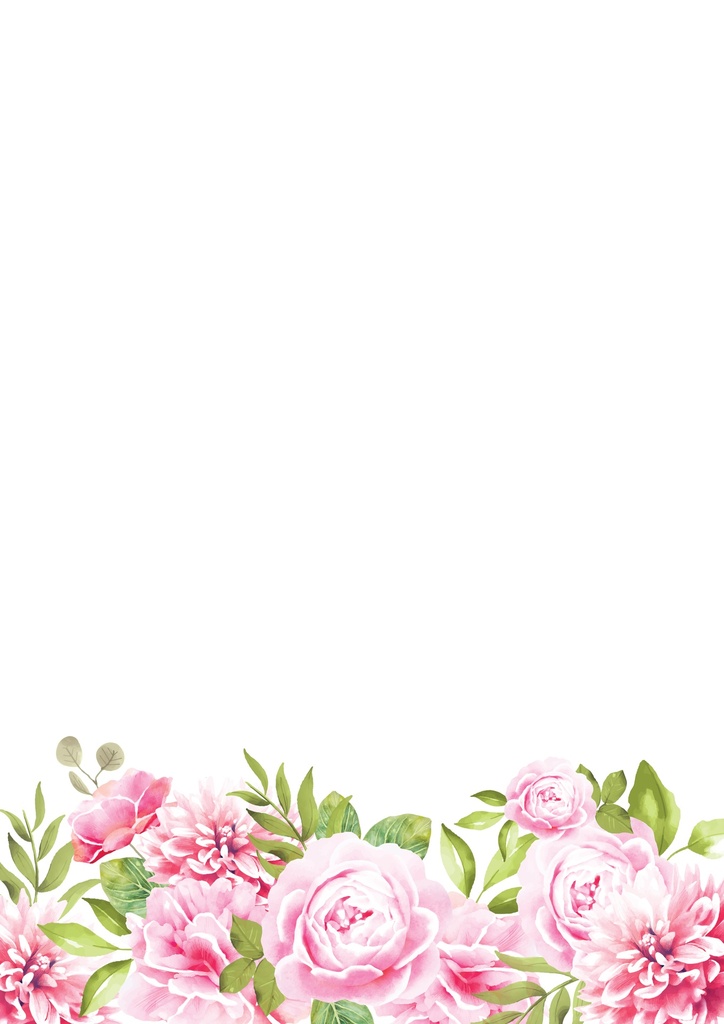Birthday Welcome Board - Pink Flowers Design