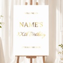 Birthday Welcome Board - Classic Text Design