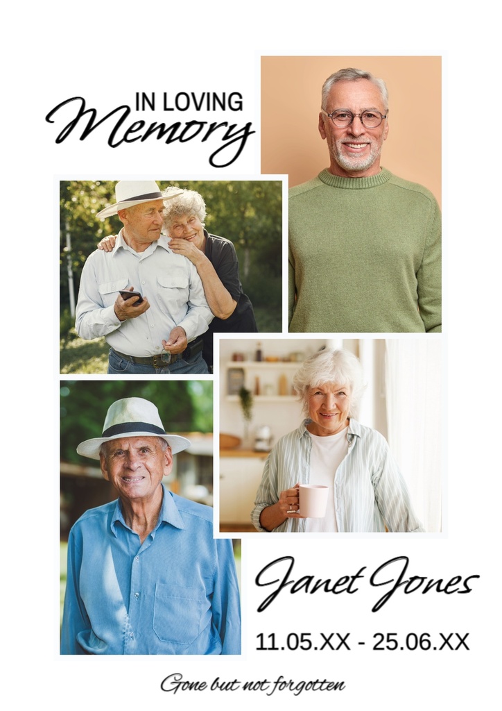 Memorial Welcome Board - Celebration of Life Funeral Wake - 4 Photo