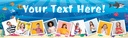 Personalised Happy Birthday Banner - Shark Under The Sea - 9 Photo Upload