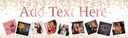 Personalised Hen Do Banner - Gold & Pink Party Occasion - 9 Photo Upload