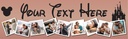 Personalised Birthday Banner - Princess Theme - Custom Text & 9 Photo Upload