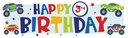 Happy 3rd Birthday Banner - Monster Truck