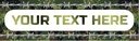 Personalised Party Banner - Army Theme - Custom Text