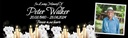 Personalised Funeral Banner - In Loving Memory - Custom Name & 1 Photo Upload