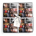 Personalised Birthday Wrapping Paper -  Silver Photo Collage - 9 Photos & Text