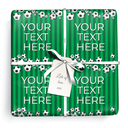 Personalised Birthday Wrapping Paper - Football - Add Text