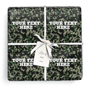 Personalised Birthday Wrapping Paper - Army Camo - Add Text
