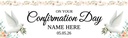 Personalised Confirmation Banner - Floral Dove - Custom Text