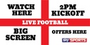 Watch Live Football Here - Pub Club Banner